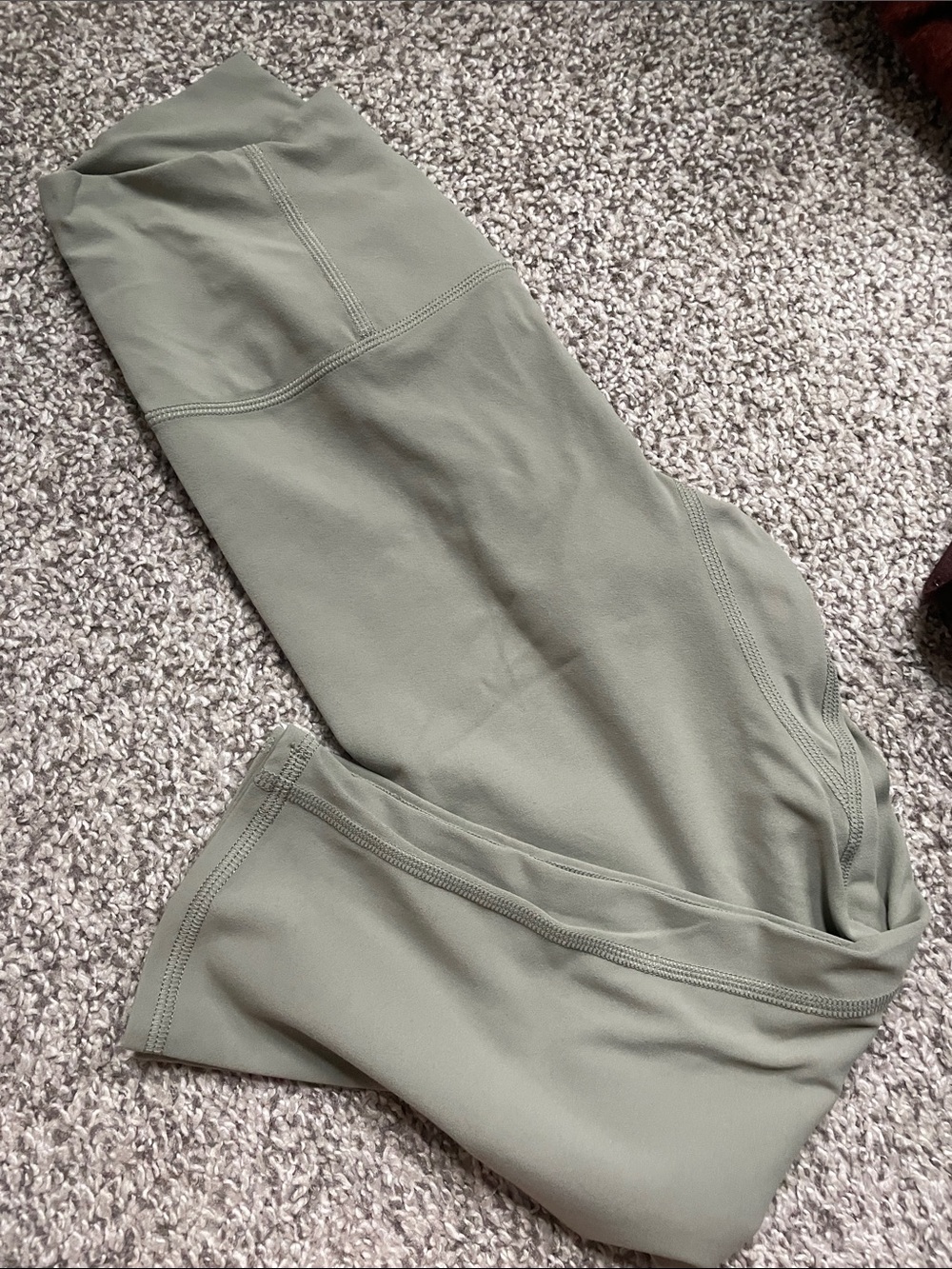 FP Movement by Free People Olive Green High-Waist Leggings